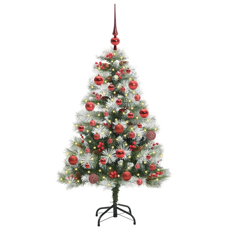 Sapin de Noël artificiel Vert et blanc 150 cm - 3