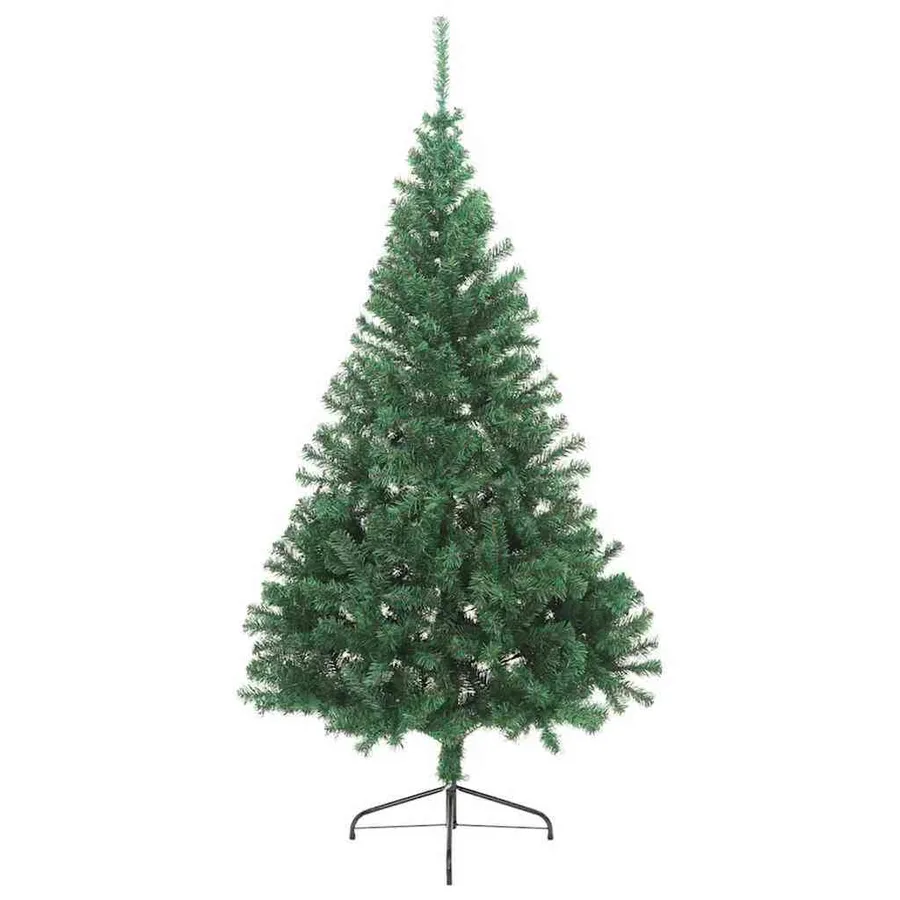 Sapin de Noël artificiel pré-éclairé Vert 180 cm PVC - 3