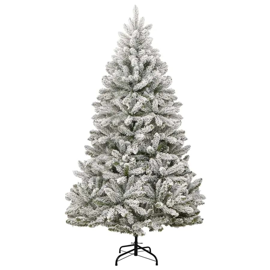 Sapin de Noël artificiel Vert et blanc 300 cm PVC et métal - 5