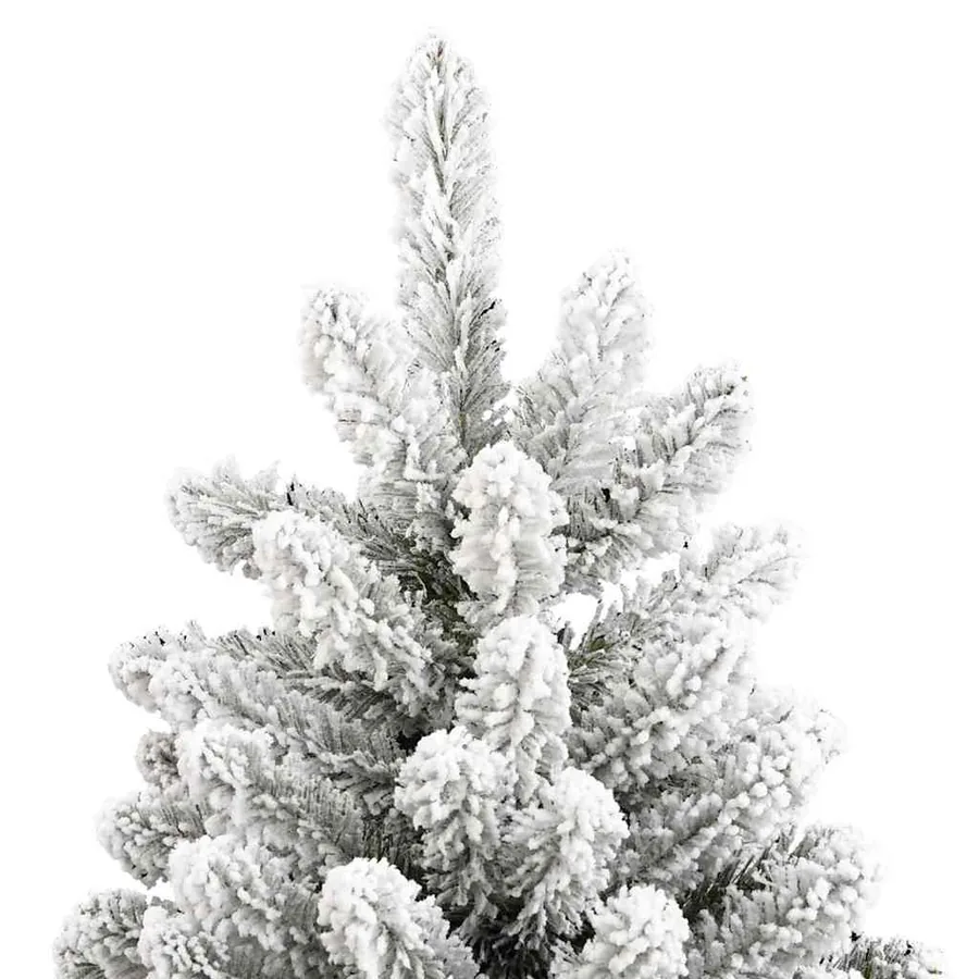 Sapin de Noël artificiel Vert et blanc 300 cm PVC et métal - 10