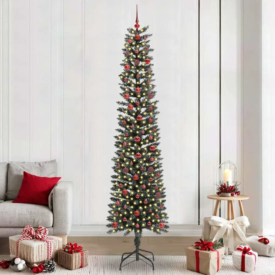 Sapin de Noël artificiel Vert 240 cm PVC, plastique et acier