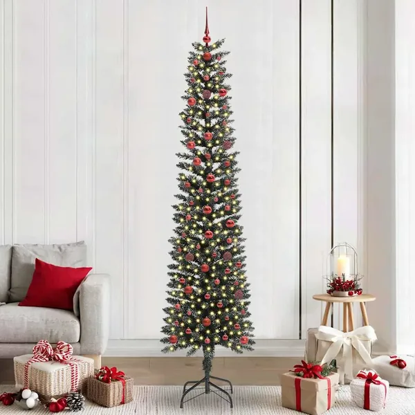 Sapin de Noël artificiel Vert 240 cm PVC, plastique et acier