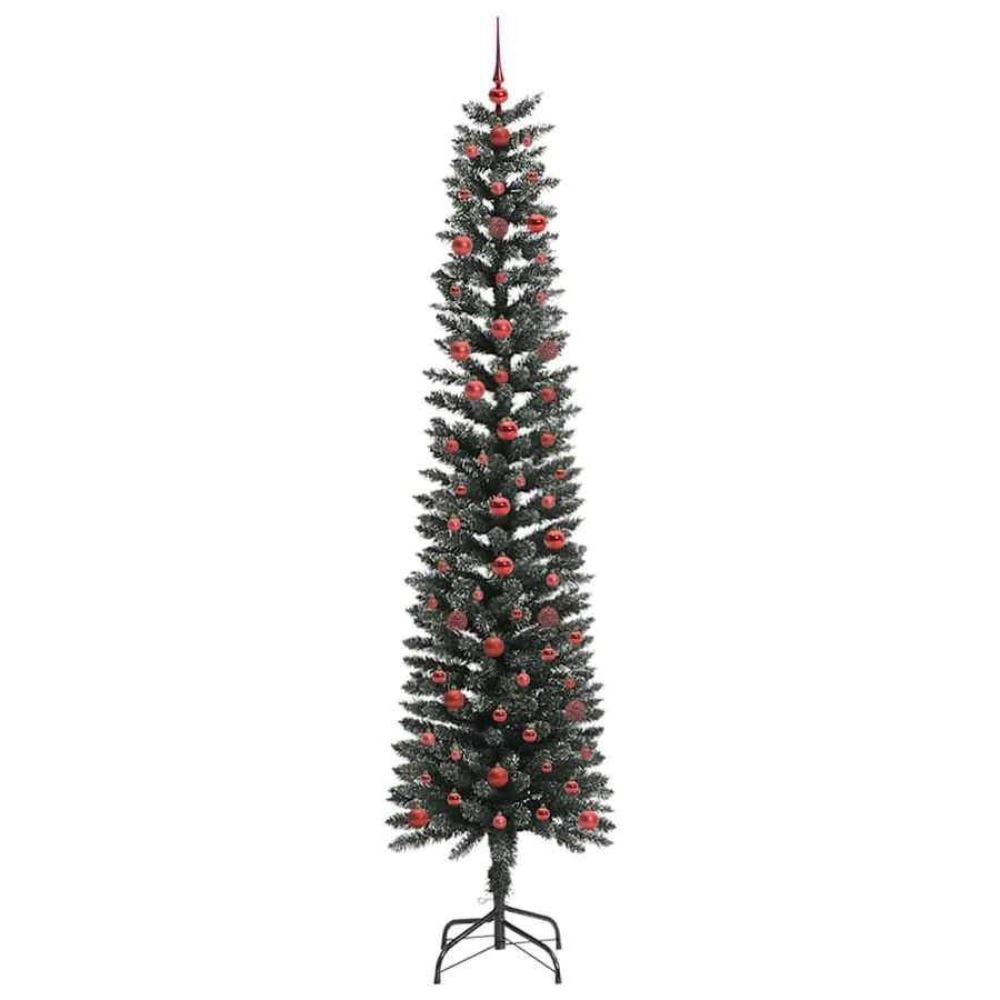 Sapin de Noël artificiel Vert 240 cm PVC, plastique et acier - 4