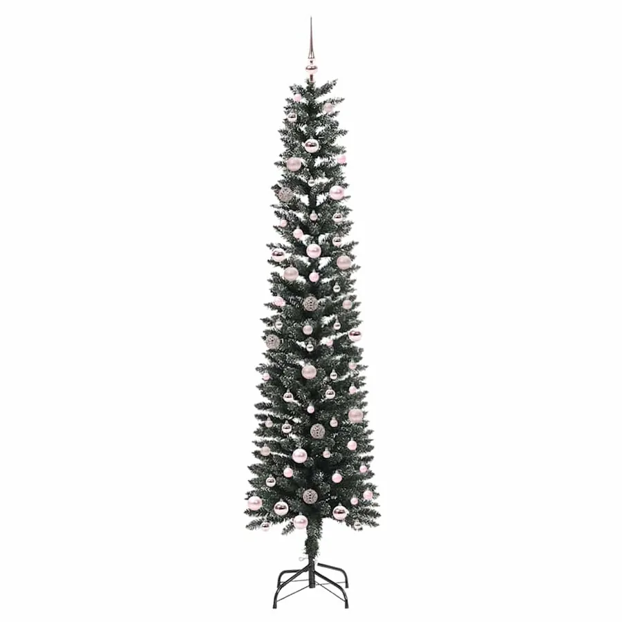 Sapin de Noël artificiel Vert 240 cm PVC, plastique et acier - 4