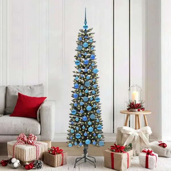 Sapin de Noël artificiel Vert 180 cm PVC, plastique et acier