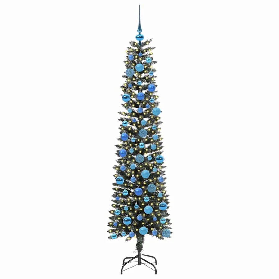 Sapin de Noël artificiel Vert 180 cm PVC, plastique et acier - 3