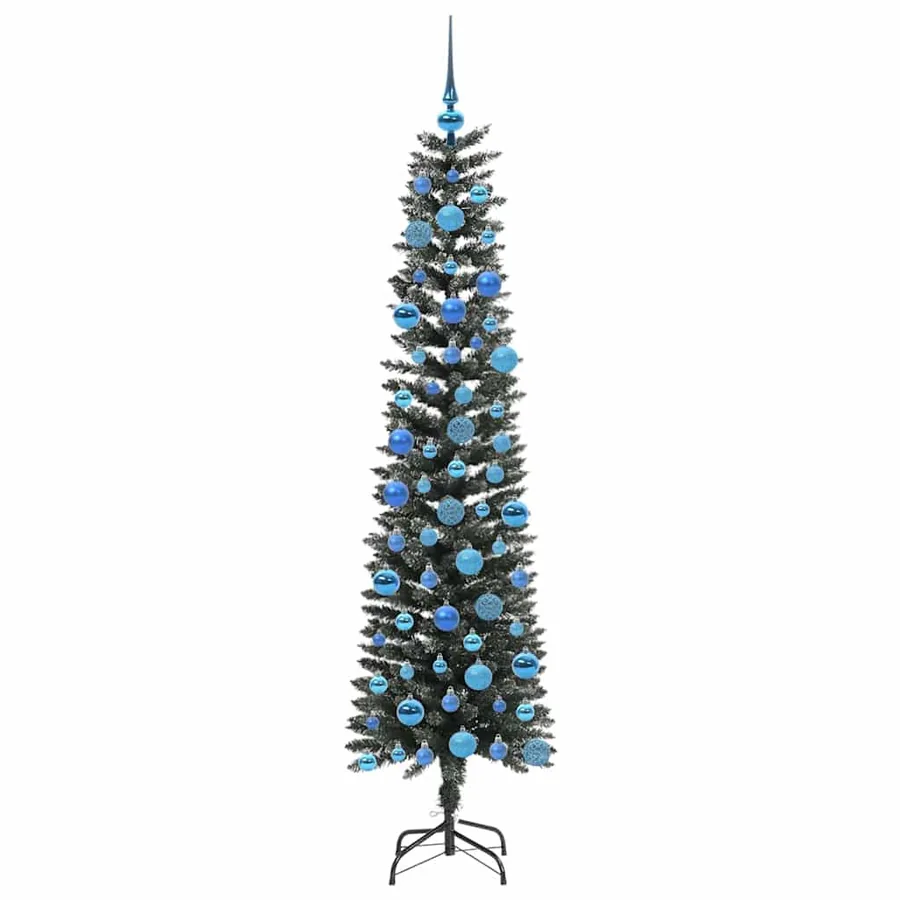 Sapin de Noël artificiel Vert 180 cm PVC, plastique et acier - 4