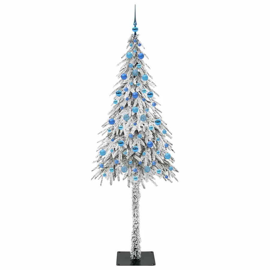 Sapin de Noël avec 300 LED Blanc 210 cm PE et Acier - 4