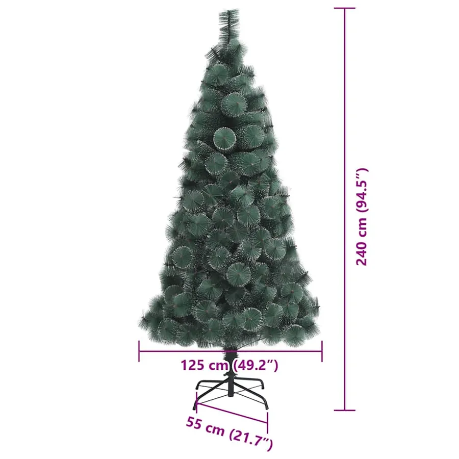 Sapin de Noël artificiel pré-éclairé avec ensemble de boules - 16