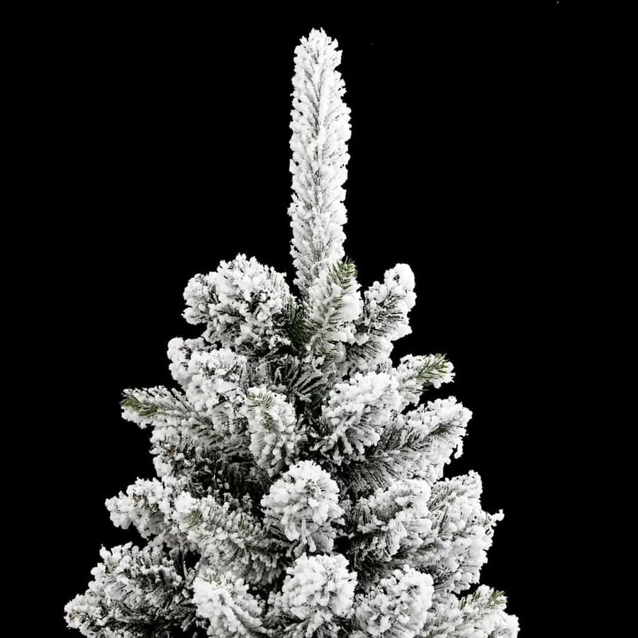 Sapin de Noël artificiel Blanc 180 cm PVC, métal et plastique - 10