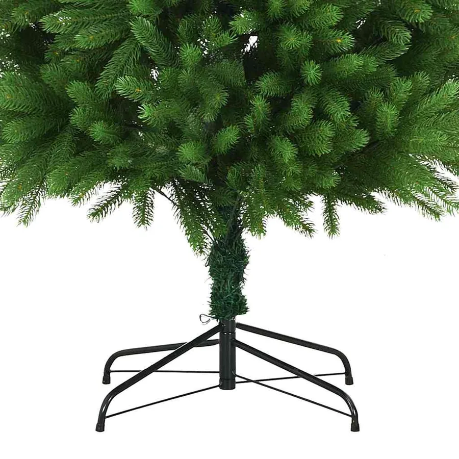Sapin de Noël avec 300 LED avec support Vert 240 cm PE - 12