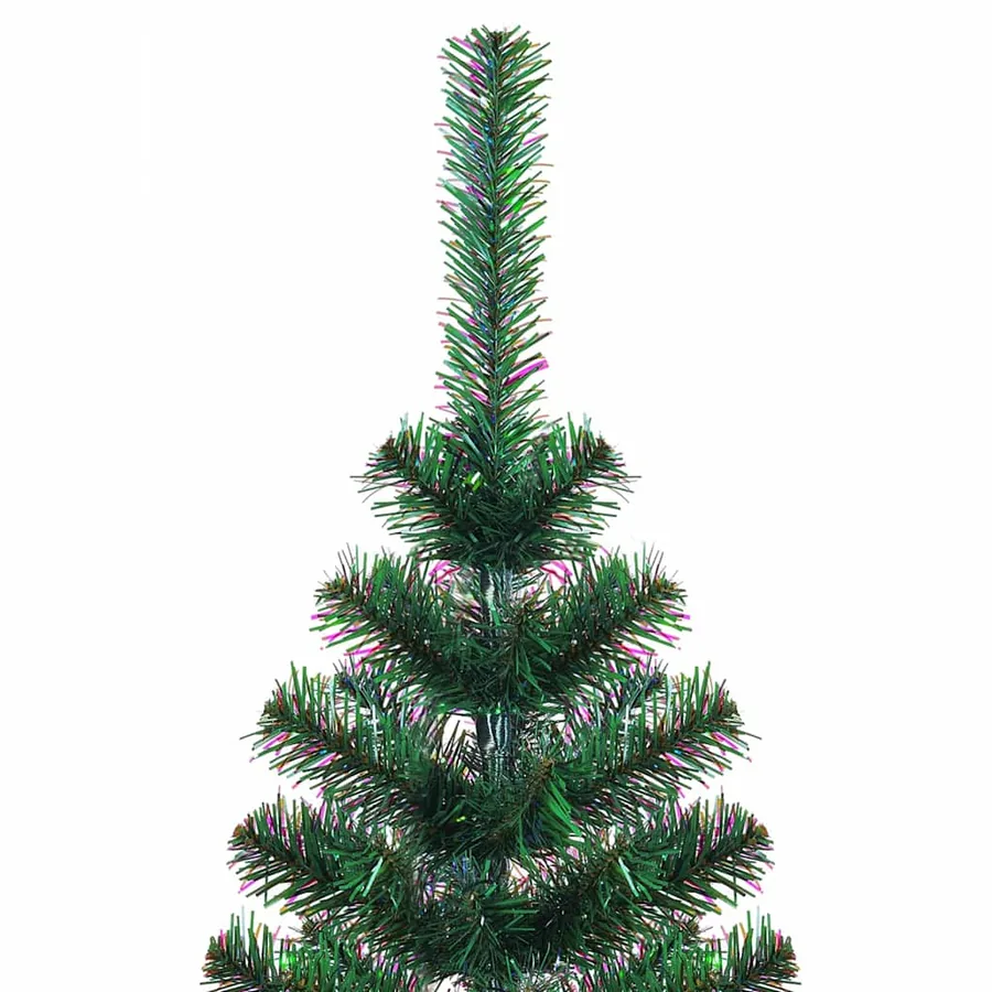 Sapin de Noël artificiel pré-éclairé Vert 180 cm PVC et métal - 11