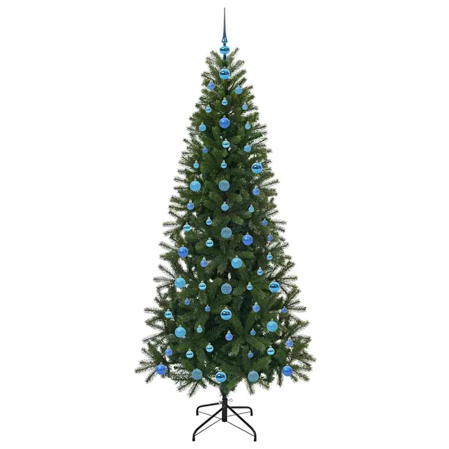 Sapin de Noël artificiel avec 300 LED Vert 210 cm PE et PVC - 4