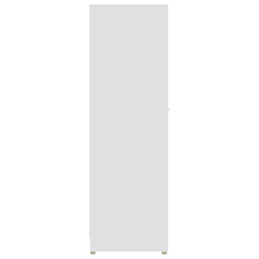 Armoire de salle de bain Blanc 30x30x95 cm Bois d'ingénierie - 7