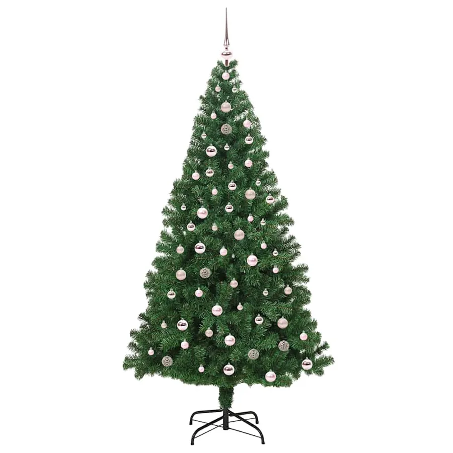 Sapin de Noël artificiel Vert 240 cm PVC, Acier et Plastique - 4