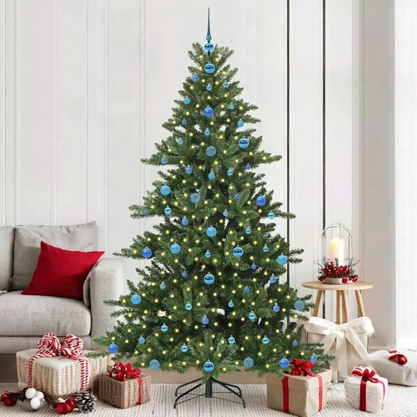Sapin de Noël Artificiel à Branches Articulées Vert 210 cm