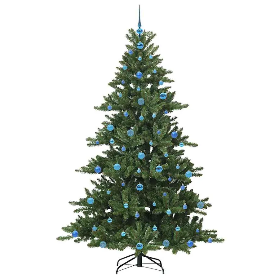 Sapin de Noël Artificiel à Branches Articulées Vert 210 cm - 4