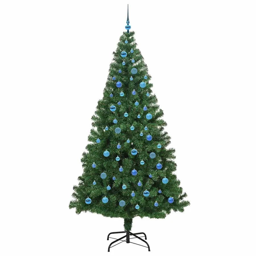 Sapin de Noël artificiel Vert 240 cm PVC, Acier et Plastique - 4