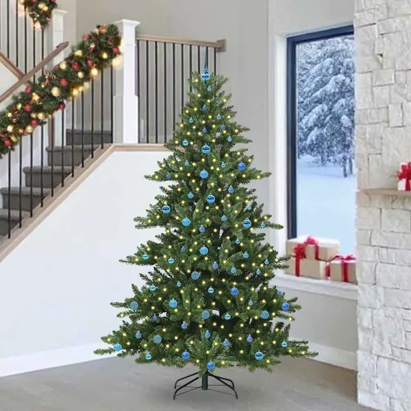 Sapin de Noël Artificiel à Branches Articulées Vert 240 cm