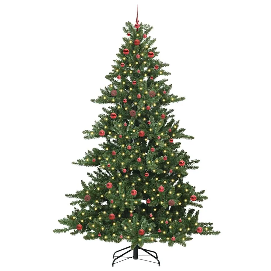 Sapin de Noël Artificiel à Branches Articulées Vert 240 cm - 3