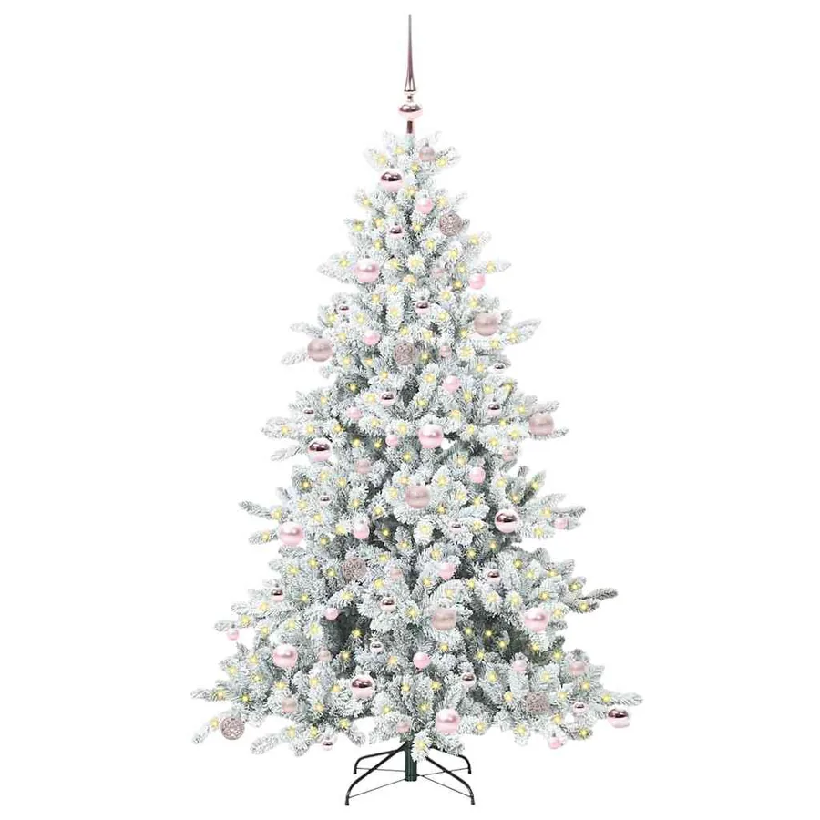Sapin de Noël Artificiel à Branches Articulées Blanc 180 cm - 3