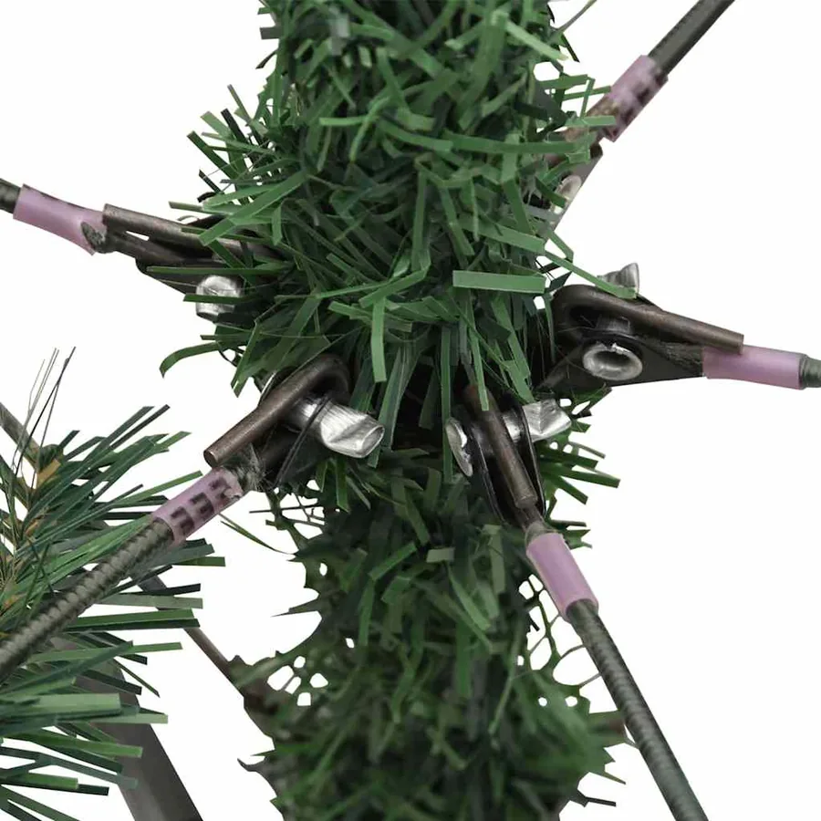 Sapin de Noël artificiel avec branches pliables et cônes 240 cm - 13