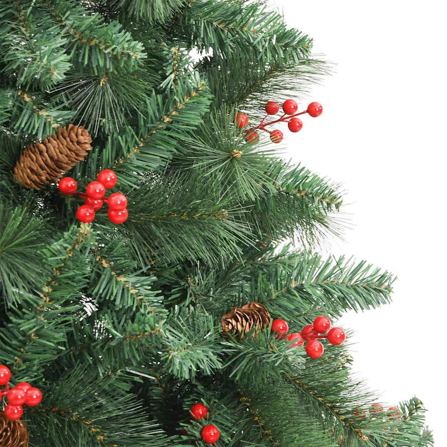 Sapin de Noël artificiel Vert 210 cm PVC et métal - 11