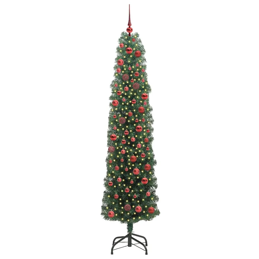 Sapin de Noël artificiel Vert 180 cm PVC et acier et plastique - 2
