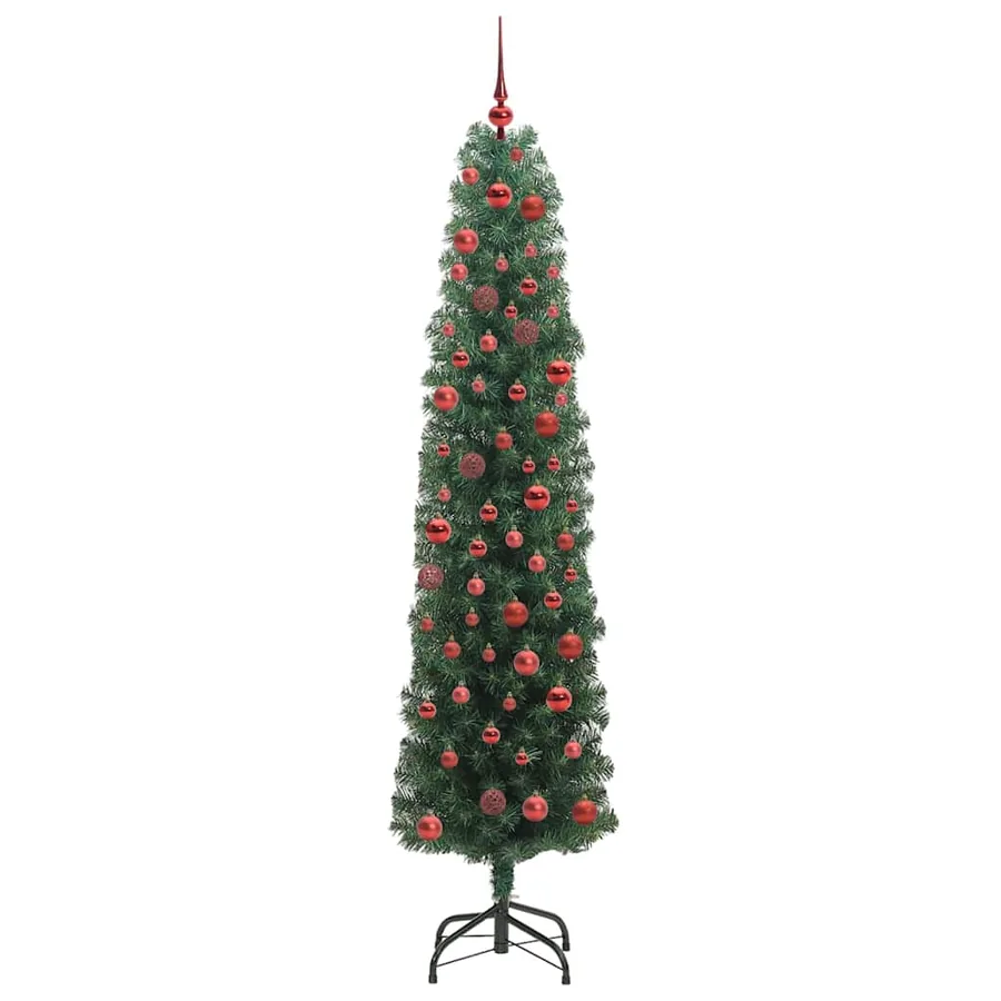 Sapin de Noël artificiel Vert 180 cm PVC et acier et plastique - 3