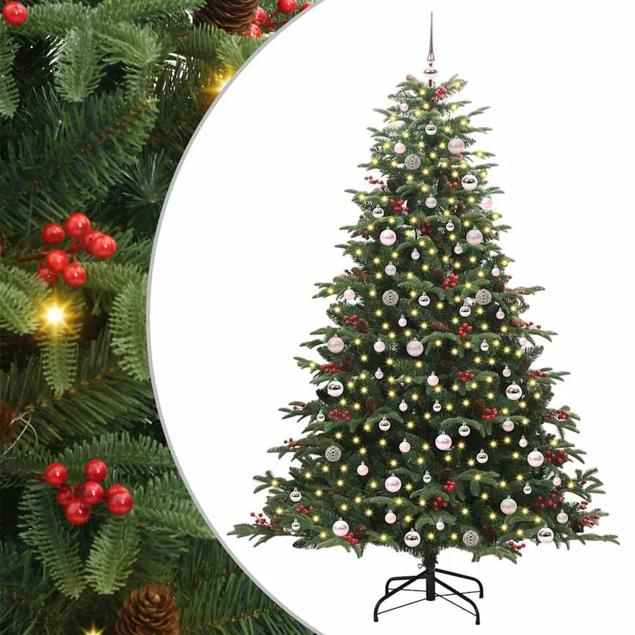 Sapin de Noël artificiel Vert 240 cm PVC, métal et plastique - 2