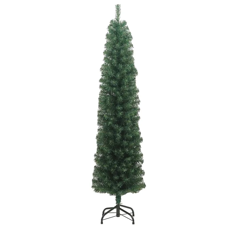 Sapin de Noël artificiel Vert 210 cm PVC et acier et plastique - 5