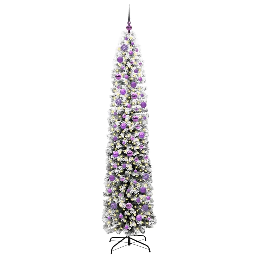 Sapin de Noël artificiel Vert 210 cm PVC et acier et plastique - 3