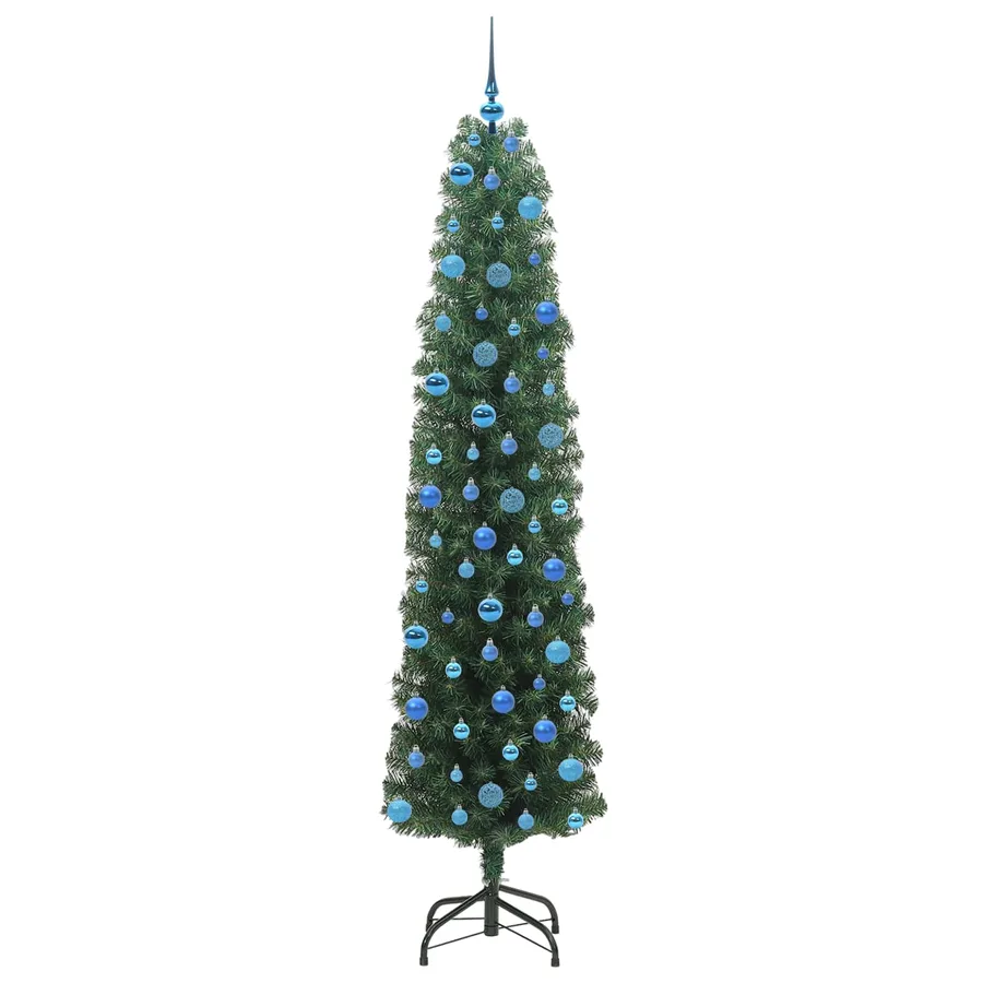 Sapin de Noël artificiel Vert 240 cm PVC et acier et plastique - 3