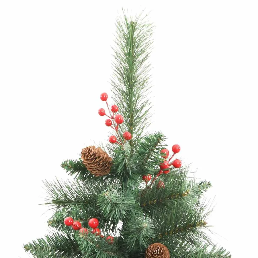 Sapin de Noël artificiel Vert 210 cm PVC et métal - 8