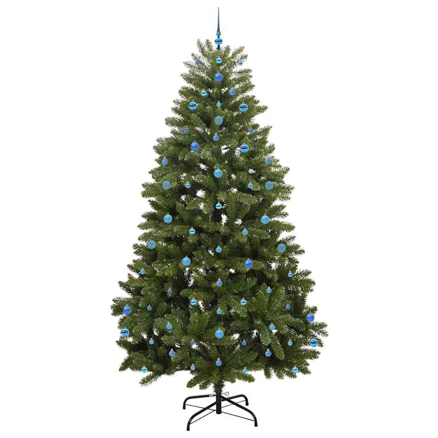 Sapin de Noël artificiel avec 300 LED Vert 270 cm PVC et métal - 4