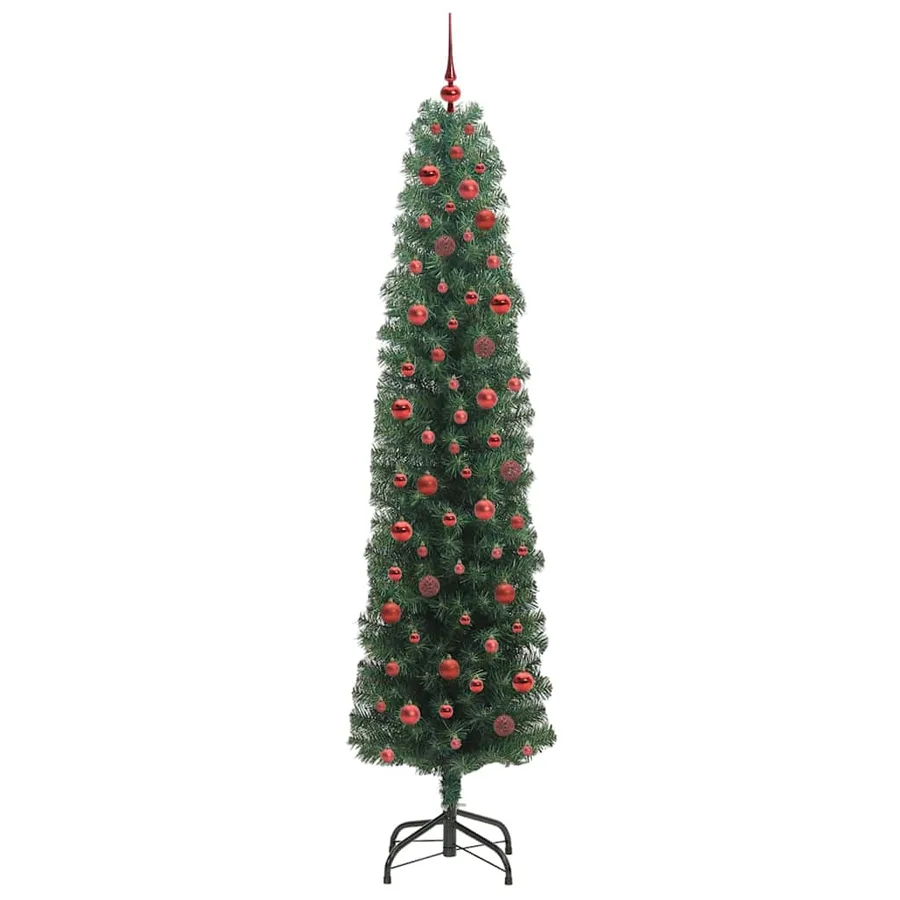Sapin de Noël artificiel Vert 240 cm PVC et acier et plastique - 4