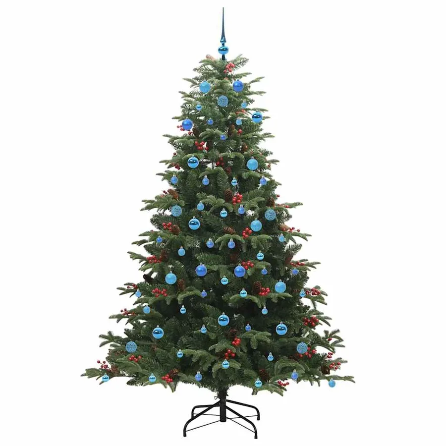 Sapin de Noël artificiel Vert 210 cm PVC, métal et plastique - 4