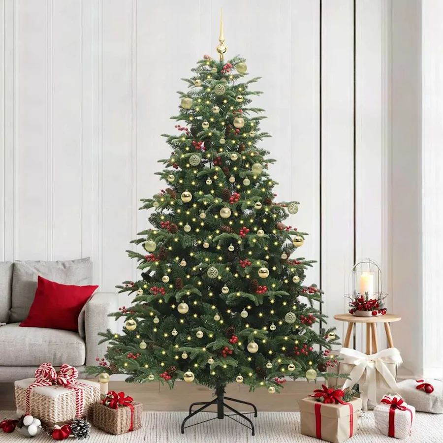 Sapin de Noël artificiel Vert 240 cm PVC, métal et plastique