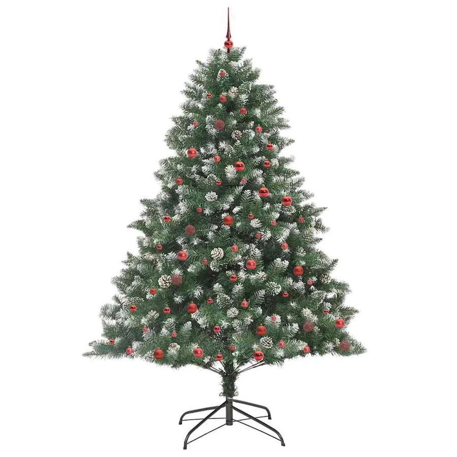 Sapin de Noël artificiel Vert 240 cm PVC, plastique et acier - 4