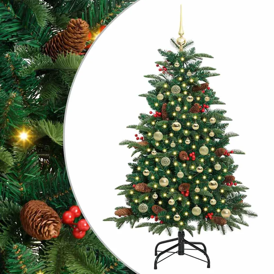 Sapin de Noël artificiel Vert 150 cm PVC, métal et plastique - 2