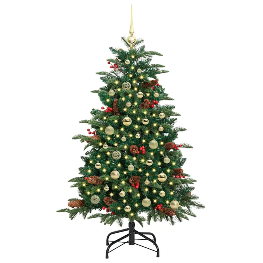 Sapin de Noël artificiel Vert 150 cm PVC, métal et plastique - 3