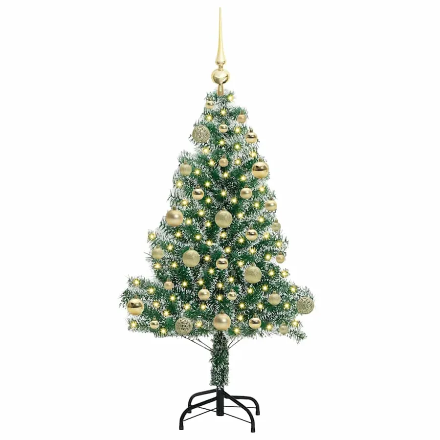 Arbre de Noël artificiel floconné de neige avec lumière LED - 3