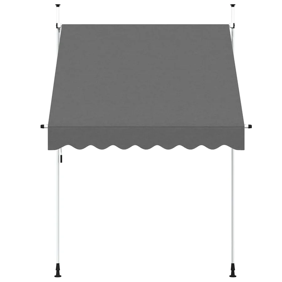 Auvent manuel rétractable 200 cm Anthracite - 3