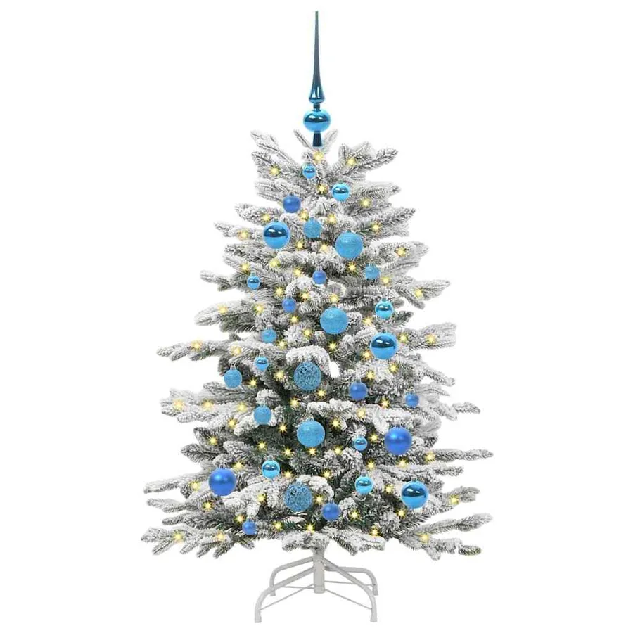 Sapin de Noël Artificiel à Branches Articulées Blanc 120 cm - 3