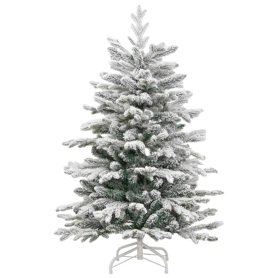 Sapin de Noël Artificiel à Branches Articulées Blanc 120 cm - 5