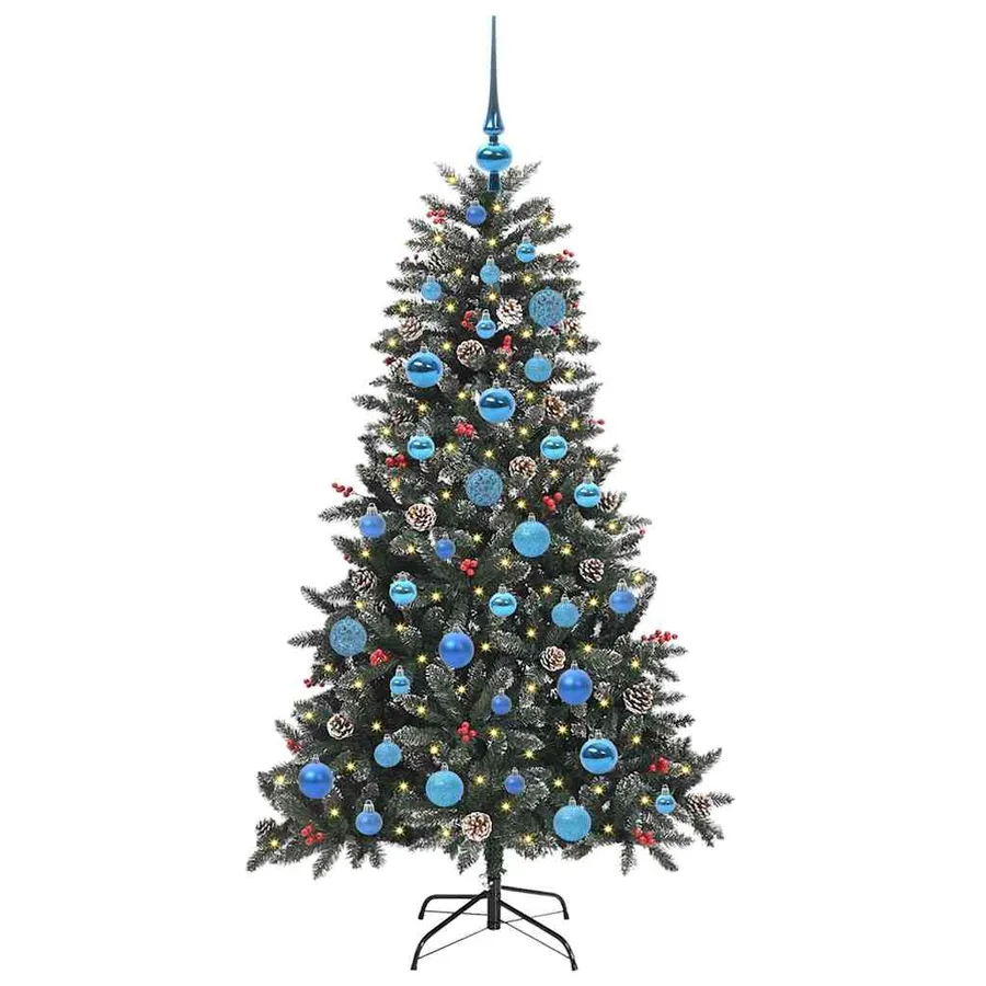 Sapin de Noël artificiel Vert 150 cm PVC, plastique et acier - 3