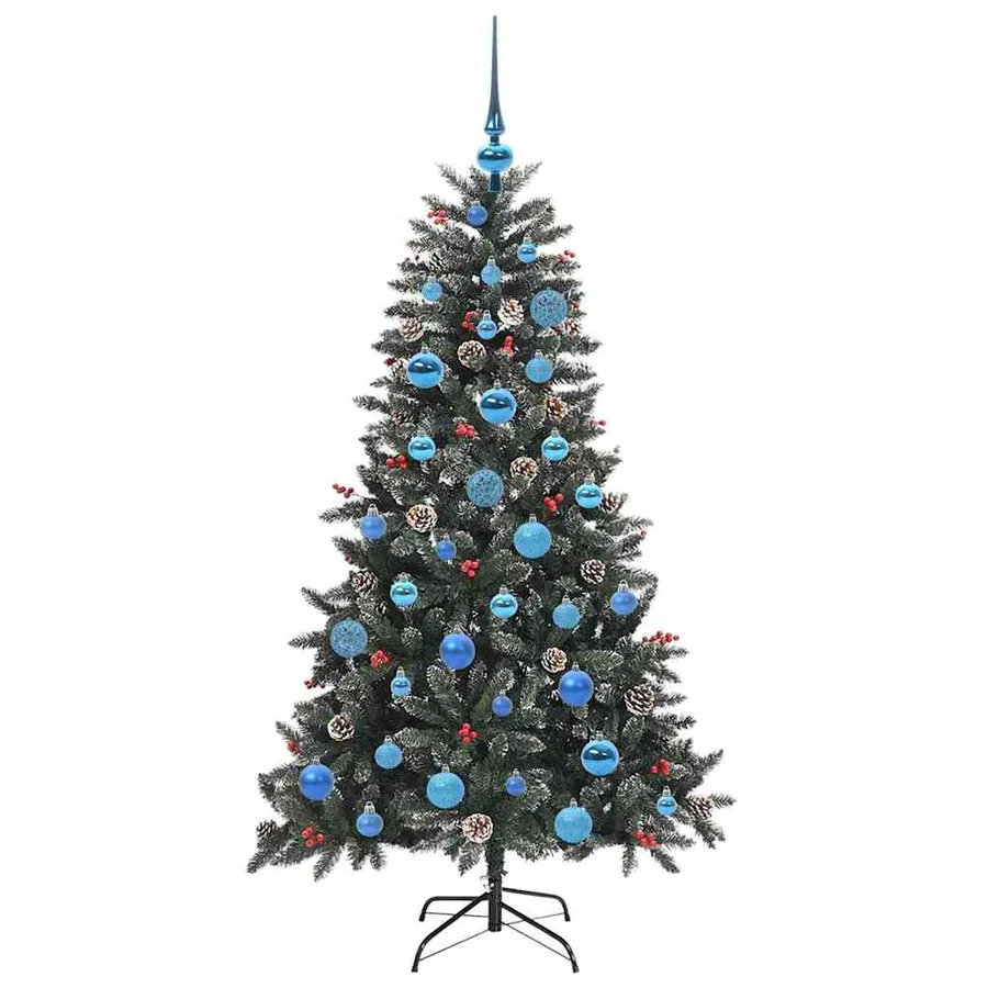 Sapin de Noël artificiel Vert 150 cm PVC, plastique et acier - 4