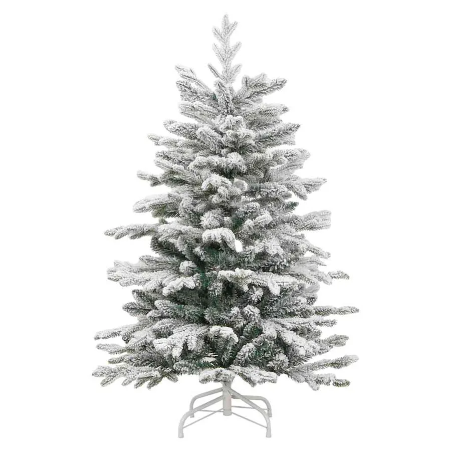 Sapin de Noël Artificiel à Branches Articulées Blanc 150 cm - 5