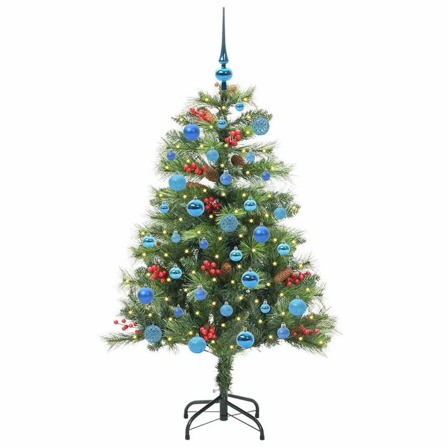Sapin de Noël artificiel Vert 150 cm PVC et métal - 3