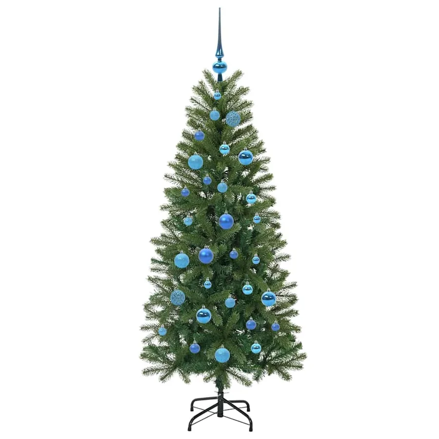 Sapin de Noël artificiel avec 150 LED Vert 150 cm PE et PVC - 4